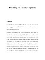 Hội chứng vai - bàn tay - ngón tay pdf