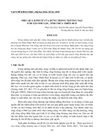 Báo cáo nghiên cứu khoa học: 