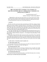 Báo cáo nghiên cứu khoa học: 