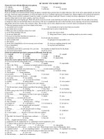 ĐỀ THI THỬ TỐT NGHIỆP NĂM 2011 pps