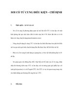 SOI CỔ TỬ CUNG ĐIỀU KIỆN - CHỈ ĐỊNH pptx