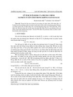 Báo cáo nghiên cứu khoa học: 