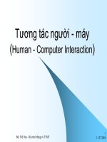 Tương tác người - máy (Human - Computer Interaction) - Phần 4 docx