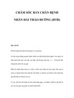 CHĂM SÓC BÀN CHÂN BỆNH NHÂN ĐÁI THÁO ĐƯỜNG (ĐTĐ) pot