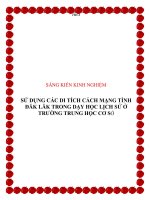 skkn sử dụng di tích cách mạng trong dạy học lịch sử ở trường thcs