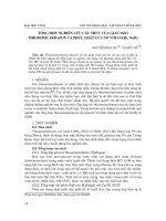 Báo cáo nghiên cứu khoa học: 