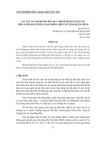 Báo cáo nghiên cứu khoa học: 