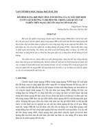 Báo cáo nghiên cứu khoa học: 