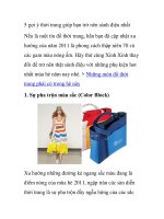 5 gợi ý thời trang giúp bạn trở nên sành điệu nhất pptx