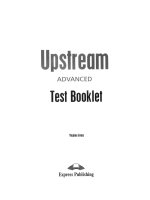 upsteam advanced test booklet phần 1 pot