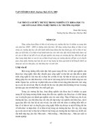 Báo cáo nghiên cứu khoa học: 