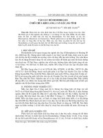 Báo cáo nghiên cứu khoa học: 