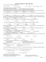 ĐỀ ÔN TẬP THI TN – ĐH NĂM 2011 pps