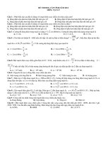 ĐỀ THI HSG CẤP TỈNH NĂM 2011 MÔN: VẬT LÝ pptx