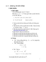 ÁNH XẠ TUYẾN TÍNH ppsx