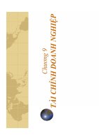 LÝ THUYẾT TÀI CHÍNH TIỀN TỆ - CHƯƠNG 9 ppsx