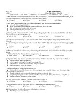 KIỂM TRA 45 PHÚT MÔN VẬT LÝ 12A - ĐỀ 2 docx