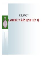 LÝ THUYẾT TÀI CHÍNH TIỀN TỆ - CHƯƠNG 7 pptx