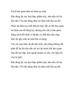 Cách bảo quản thức ăn thừa an toàn ppsx