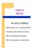 Bài giảng Nguyên lý Quản trị học - Chương 9 potx