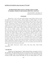 Báo cáo nghiên cứu khoa học: 