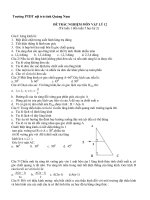 ĐÊ TRẮC NGHIỆM MÔN VẬT LÝ 12 pot