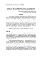 Báo cáo nghiên cứu khoa học: 