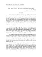 Báo cáo nghiên cứu khoa học: 