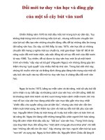 i mới tư duy văn học và đóng góp của một số cây bút văn xuôi pot