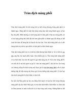 Tràn dịch màng phổi ppt