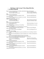 TRẮC NGHIỆM VẬT LÝ VỀ DAO ĐỘNG ĐIỀU HÒA pptx