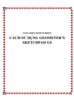skkn cách sử dụng geometer’s sketchpad 5.0