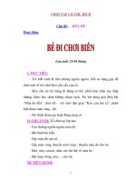 CHƠI TẬP CÓ CHỦ ĐÍCHChủ đề: MÙA HÈ doc