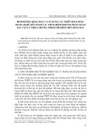 Báo cáo nghiên cứu khoa học: 