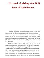 Hernani và những vấn đề lý luận về kịch drame pdf