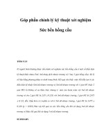 Góp phần chỉnh lý kỹ thuật xét nghiệm Sức bền hồng cầu potx