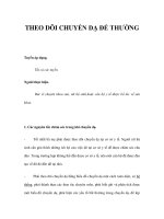 THEO DÕI CHUYỂN DẠ ĐẺ THƯỜNG pdf