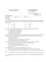 Kiểm tra trắc nghiệm THPT Môn Vật Lý - Mã đề thi: 102 ppsx