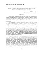 Báo cáo nghiên cứu khoa học: 