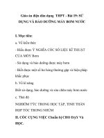Giáo án điện dân dụng THPT - Bài 19: SỬ DỤNG VÀ BẢO DƯỠNG MÁY BƠM NƯỚC pot