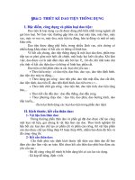 NGUYÊN LÝ CẮT - HỌC TRÌNH 4 THIẾT KẾ DAO CẮT - BÀI 2 pot