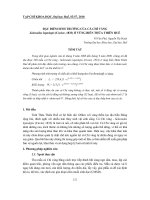 Báo cáo nghiên cứu khoa học: 