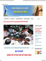 KINH DOANH THEO MẠNG - CÁC BÀI ĐÀO TẠO CƠ BẢN DÀNH CHO NGƯỜI MỚI (1) pptx