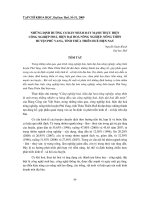 Báo cáo nghiên cứu khoa học: 