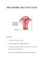 PHÁC ĐỒ ĐIỀU TRỊ U XƠ TỬ CUNG ppt