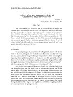 Báo cáo nghiên cứu khoa học: 