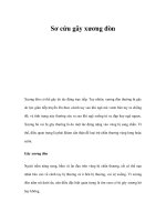 Sơ cứu gãy xương đòn pps