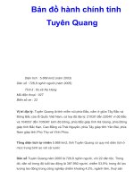 Bản đồ hành chính tỉnh Tuyên Quang pot