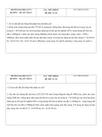 đề thi nền móng giao thông vận tải