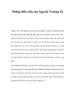 Những điều trần của Nguyễn Trường Tộ pdf